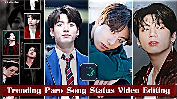NEJ - Paro × Jungkook Video Editing Tutorial | Trending Alight Motion Editing | PK Workcity