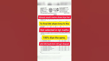 nvs result | not selected in final list || hmare sath shree raghunath 🙏 #nvsresult #nvs #tgt