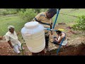 free energy water pump | विजेचा वापर न करता १५ फुट खोल विहरीतुन काढलं पंपाने पाणी