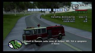 Gta San Andreas PS4 - Missione Pompiere screenshot 2