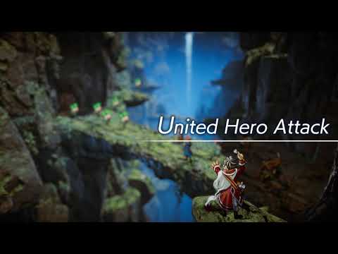 Eiyuden Chronicle: Hundred Heroes - United Hero Attack Gameplay