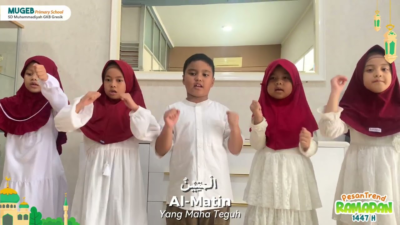 PesanTrend #5 | ASMAUL HUSNA OFFICIAL MUSIC VIDEO MUGEB PRIMARY SCHOOL | LEVEL KELAS 1