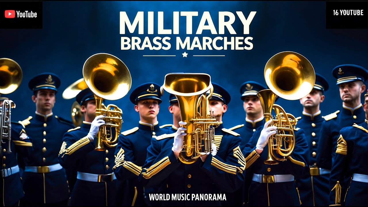 Military Brass Marches | Powerful Orchestral Parade Music | Ceremonial, Patriotic Marches Military Brass Marches | Powerful Orchestral Parade Music | Ceremonial, Patriotic Marches