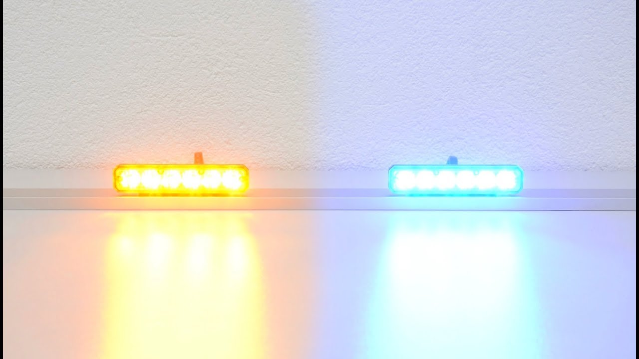 LED-Kennleuchte B18, Gelb, Magnetmontage, 121,38