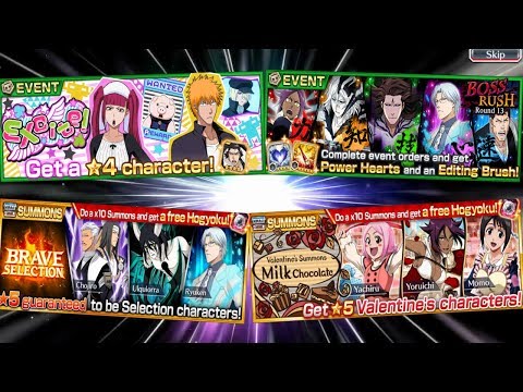 Bleach Brave Souls: Eventos, Summons e Recados da Semana!!! Omega Play