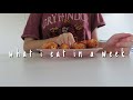 what i eat in a week (realistic + small vlog)