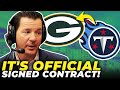 Its official titans star signs with our beloved team green bay packers news today