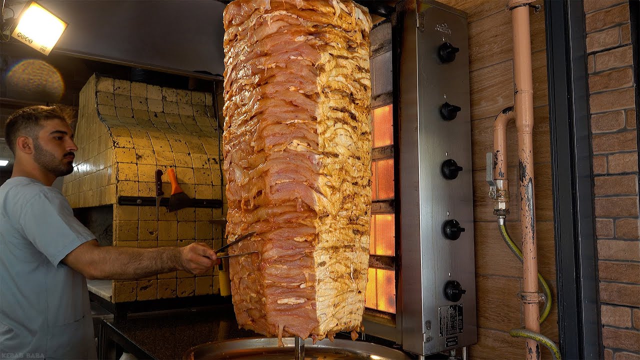 How To Make a 120 Kg Turkish Doner Kebab Skewer?  | Turkish Street Foods
