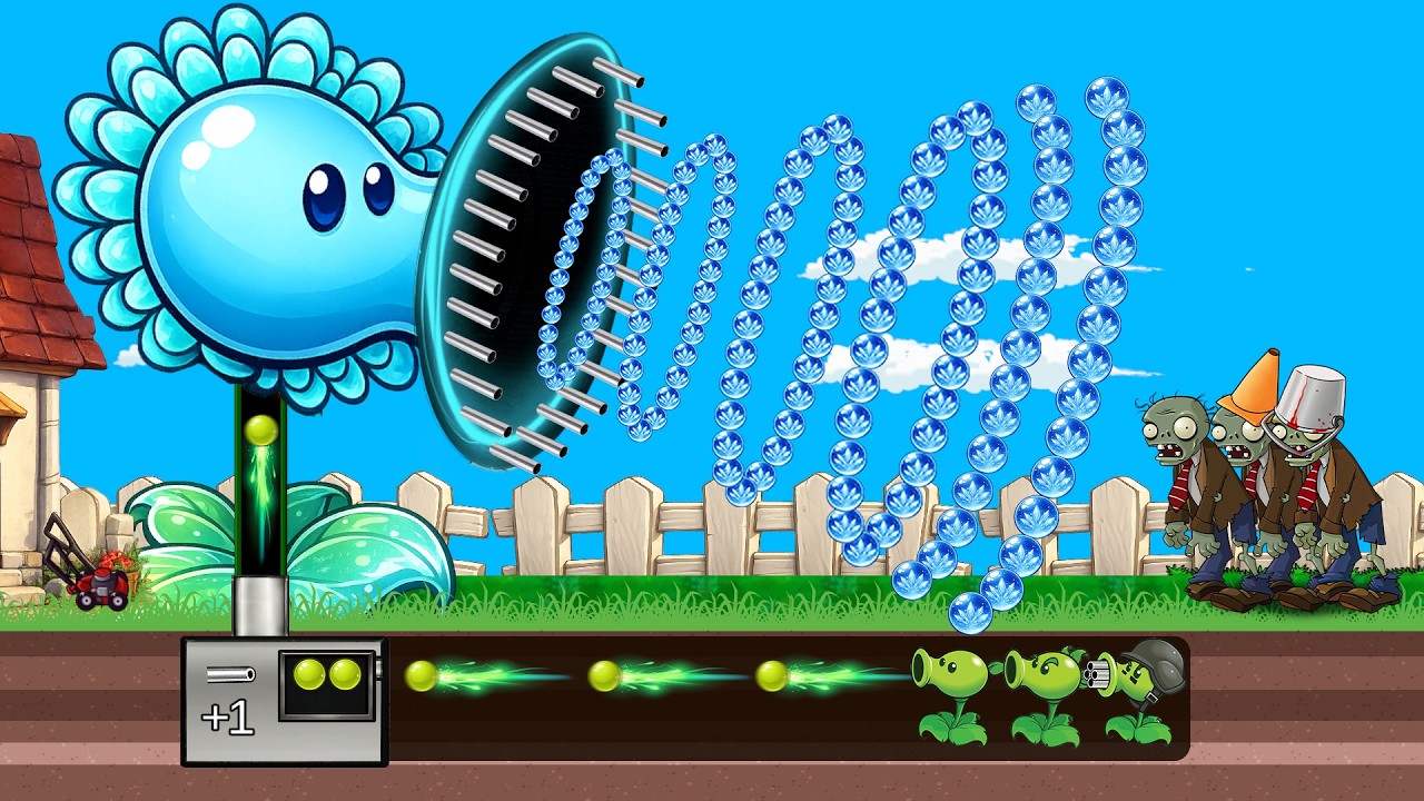 Gatling Pea & Cactus VS Dr. Zomboss! | Plants vs Zombies Battlez - YouTube