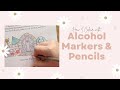 How i colour with alcohol markers and pencils  adult coloring