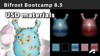 Bifrost Bootcamp 8.5 - Defining materials with Bifrost-USD
