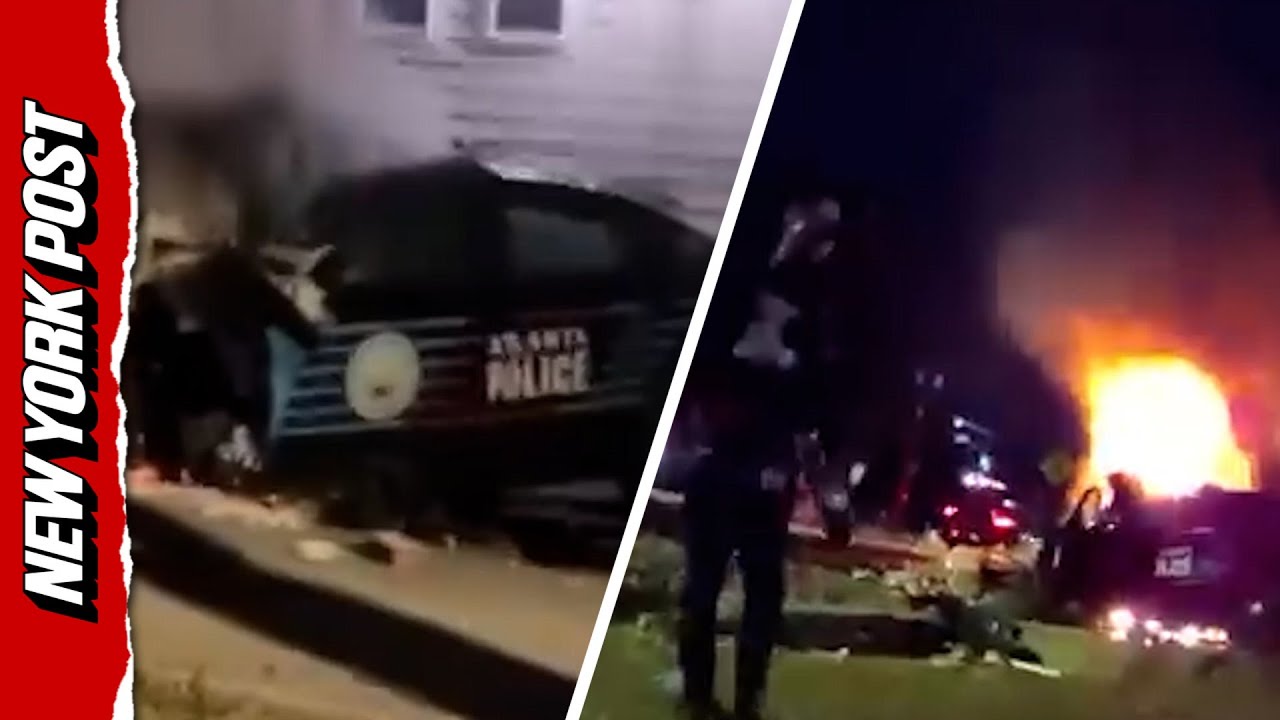 Bodycam Video Shows Moment Two Brothers & Other Bystanders Pull Injured Atlanta Cop From Burning Car