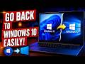 How to Go Back to Windows 10 from Windows 11