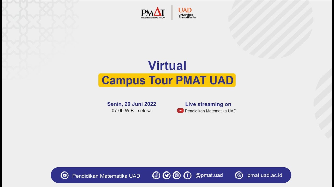 Virtual Campus Tour Pendidikan Matematika FKIP UAD - YouTube