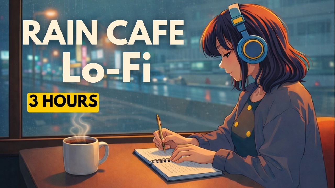 Rain Cafe Lofi – Night Study Ambience