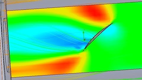 Supersonic Drone Rotorfin High AOA / Close Stall - SolidWorks Aerodynamcis SImulation