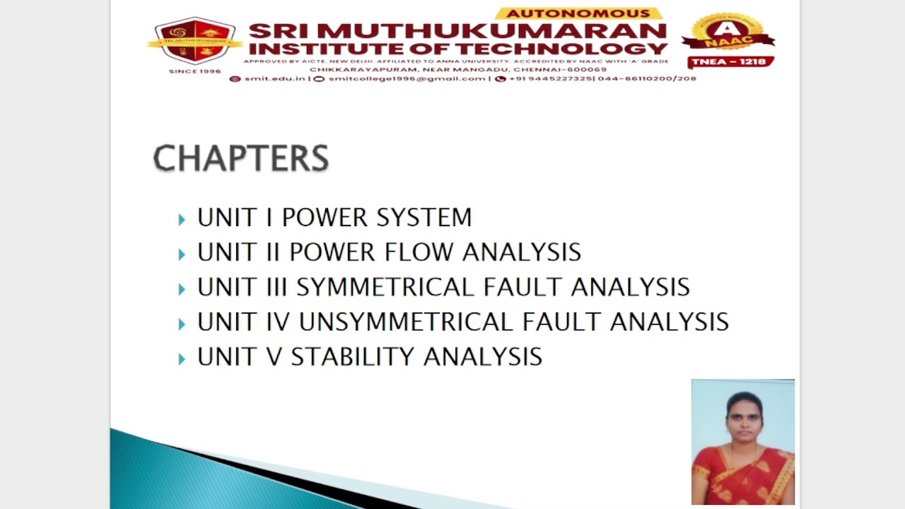 EE3501-Power System Analysis