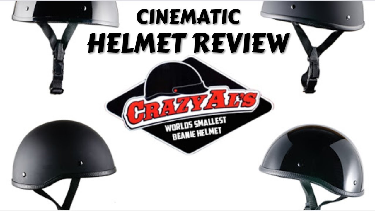 HQ Crazy Al's Motorcycle Helmet Overview - YouTube