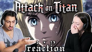 BEST EPISODE YET! Attack on Titan 3x17 REACTION | 