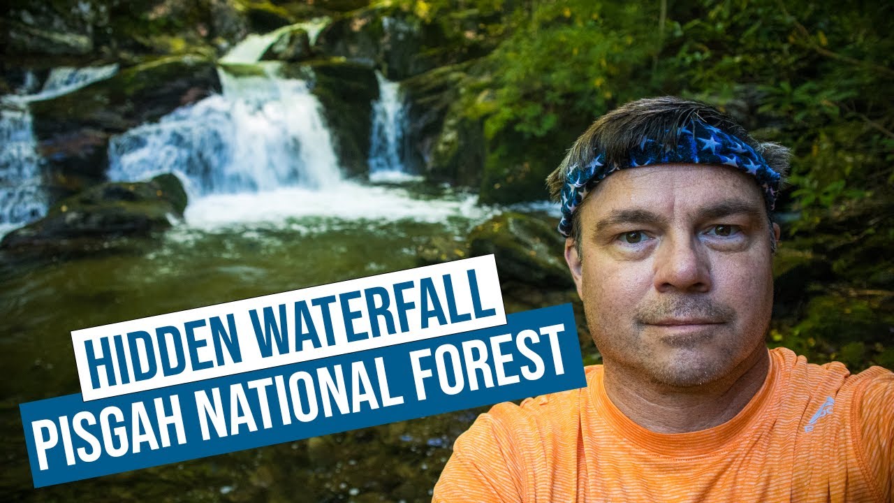 Hidden Waterfall in Pisgah National Forest North Carolina