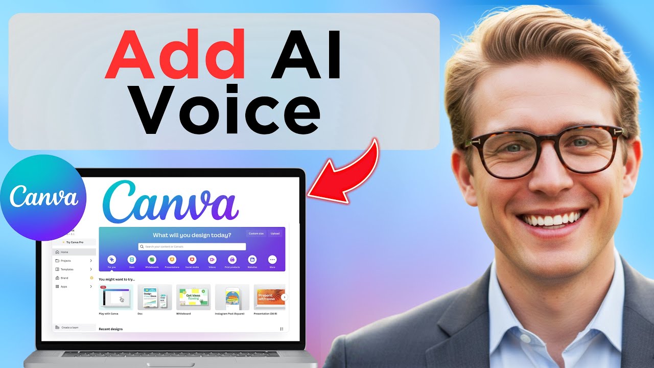 How To Add An AI Voice Over In Canva (Full Guide 2026) - YouTube