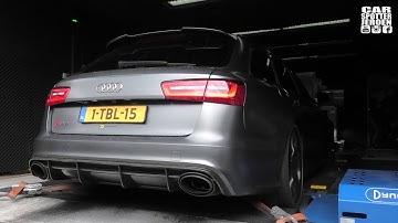Audi RS6 C7 4.0 V8 with Milltek exhaust DYNO RUN! | WILL IT MAKE THE PROMISED 890 HP?