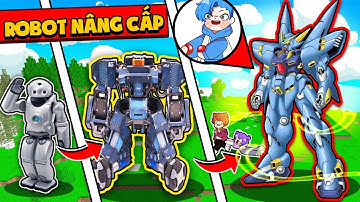 HUY NOOB 100 NGÀY CHẾ TẠO VÀ NÂNG CẤP SIÊU ROBOT KHỔNG LỒ*HUY NOOB TROLL SINH TỐ SIÊU BỰA 🤖🦿