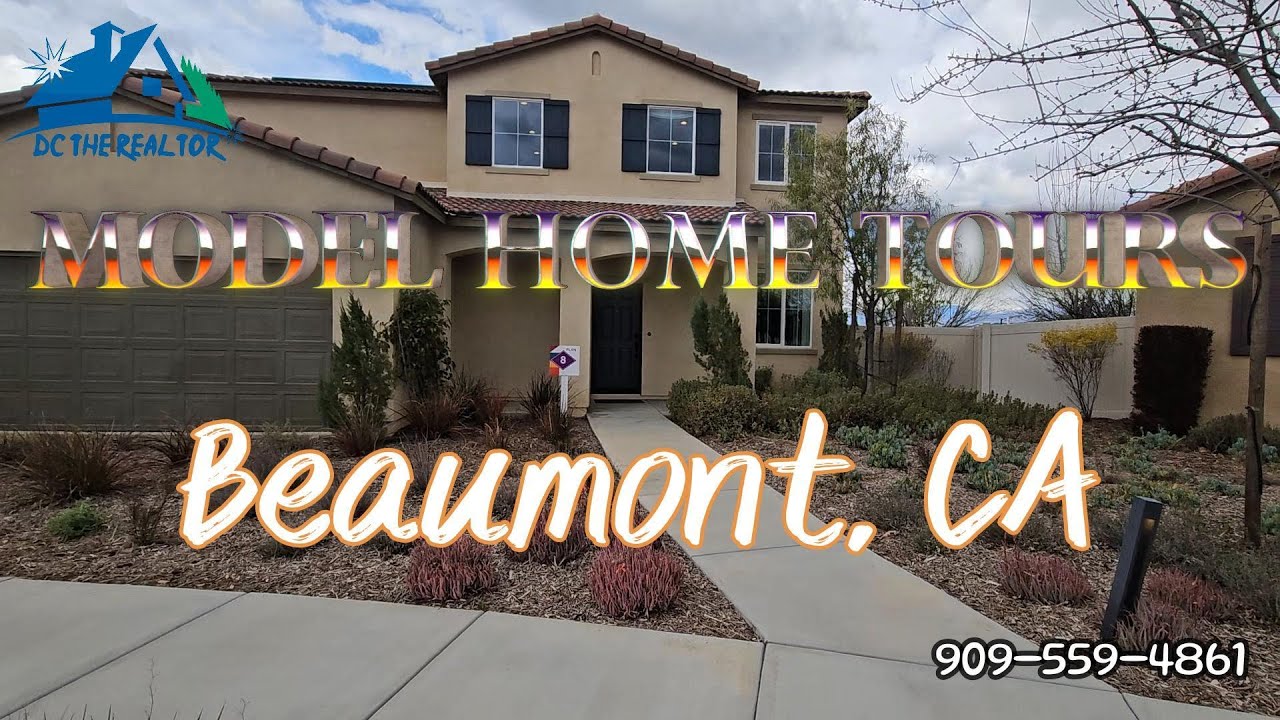 MODEL HOME TOUR, 4 BED 3 BATHS, BEAUMONT CA, $596,495, INLAND EMPIRE, NEW CONSTRUCTION.