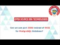 Can we use port 3306 instead of 5432 for PostgreSQL database?