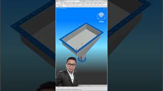 สอน AutoCAD 3D เบื้องต้น ตอน Hopper 3D modeling