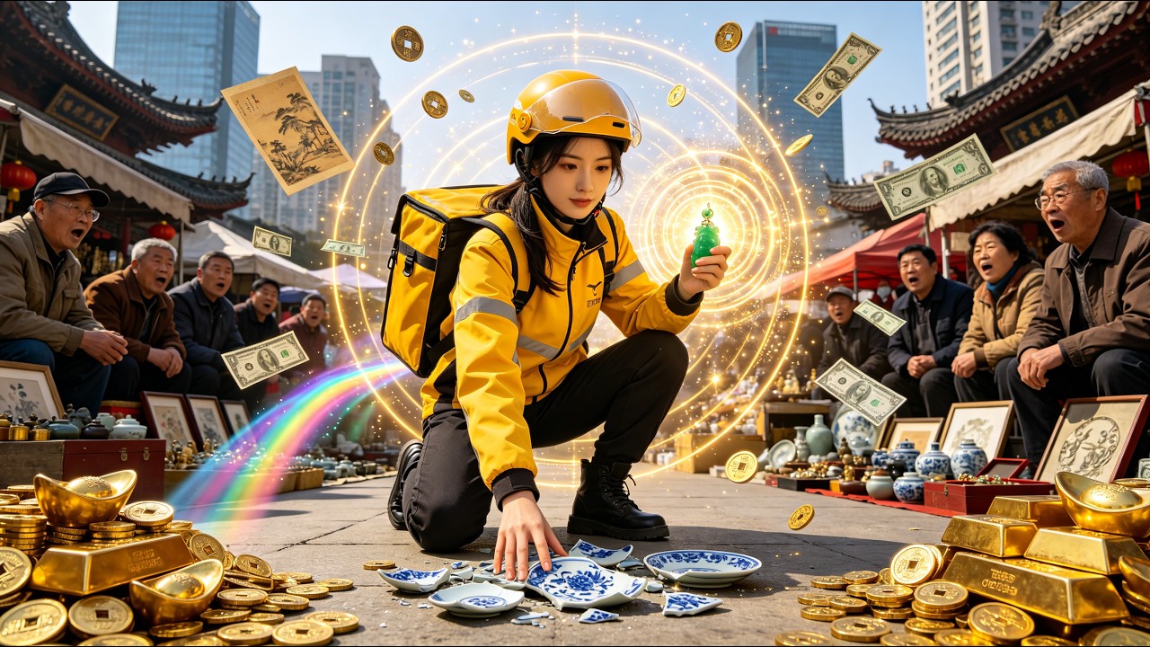 摔碎玉佩解鎖讀心術，外賣員撿漏成首富