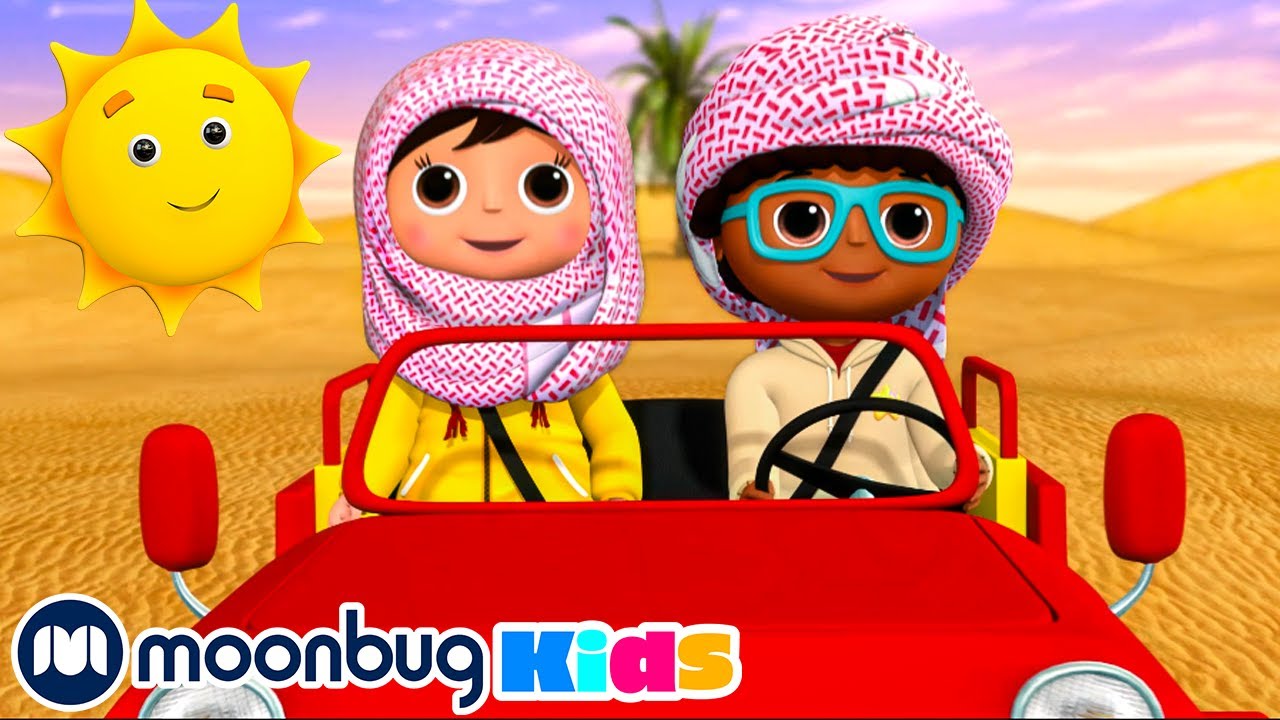 Going To The Desert Ride Song 🌴 | Trains for Children | Kids Song | Moonbug for Kids