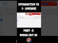 C Language – High level or Middle level? Part 5 explained in Telugu! 💻🔥 #MawaaEasyRa #Shorts