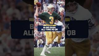 Let’s blind rank the all-time @FightingIrish QBs #shorts #sports #football #notredame