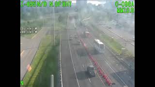 I-895 N Of Harbor Tunnel Traffic Camera 6/15/2026 7:02 PM - 6/16/2026 12:16 AM (Sunny - Midnight)