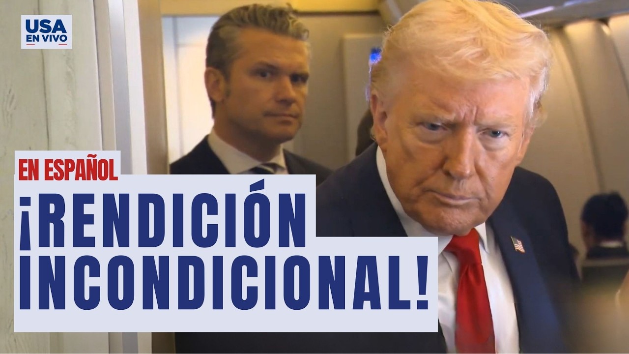 ¿El fin de la guerra? Trump revela el estado real del conflicto y el futuro de Irán | USA EN VIVO 🔴
