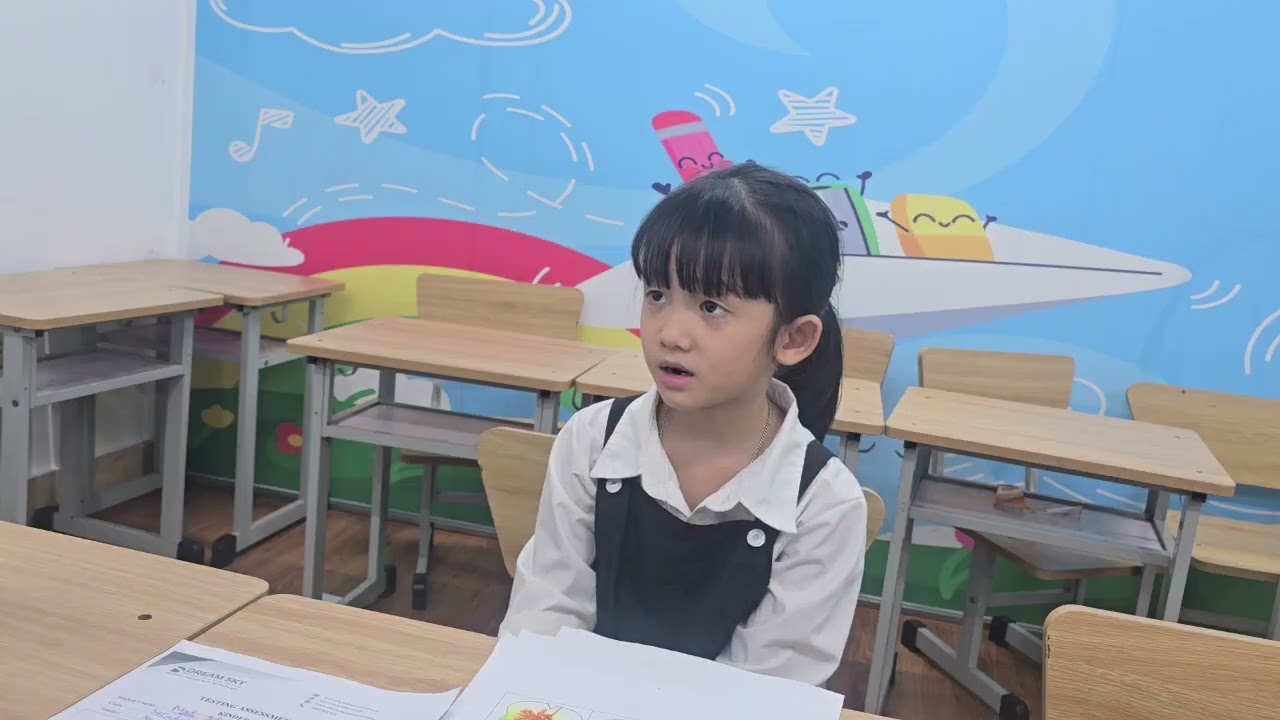 Dream Sky English Center - Trúc Linh - Lớp 34 Kinder 1 Test 3 - Cơ sở 8 Ngụy Như Kon Tum