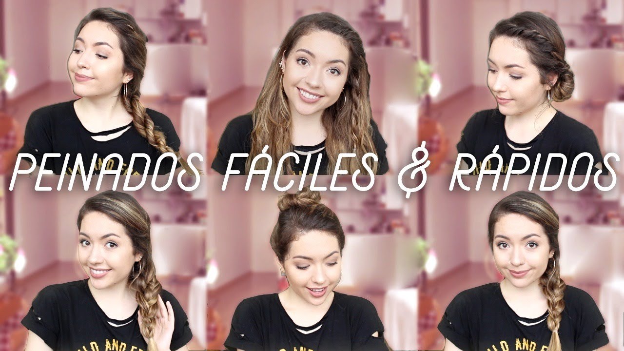 PEINADOS FÁCILES & RÁPIDOS para TODOS LOS DÍAS | Ekaty
