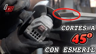 ✂ Tipos de CORTES en CERÁMICOS y PORCELANATO⬜ || Cortes a 45º con ESMERIL 📐 || Los Bestauradores