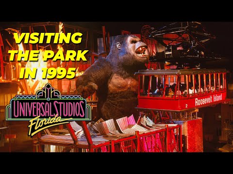 Restored Home Video: Visiting Universal Studios Florida in 1995 (HD 50FPS)