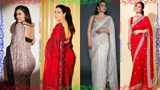 Kajol Beautiful Saree Looksnice Saree Fashion Show Of Actress Kajol
