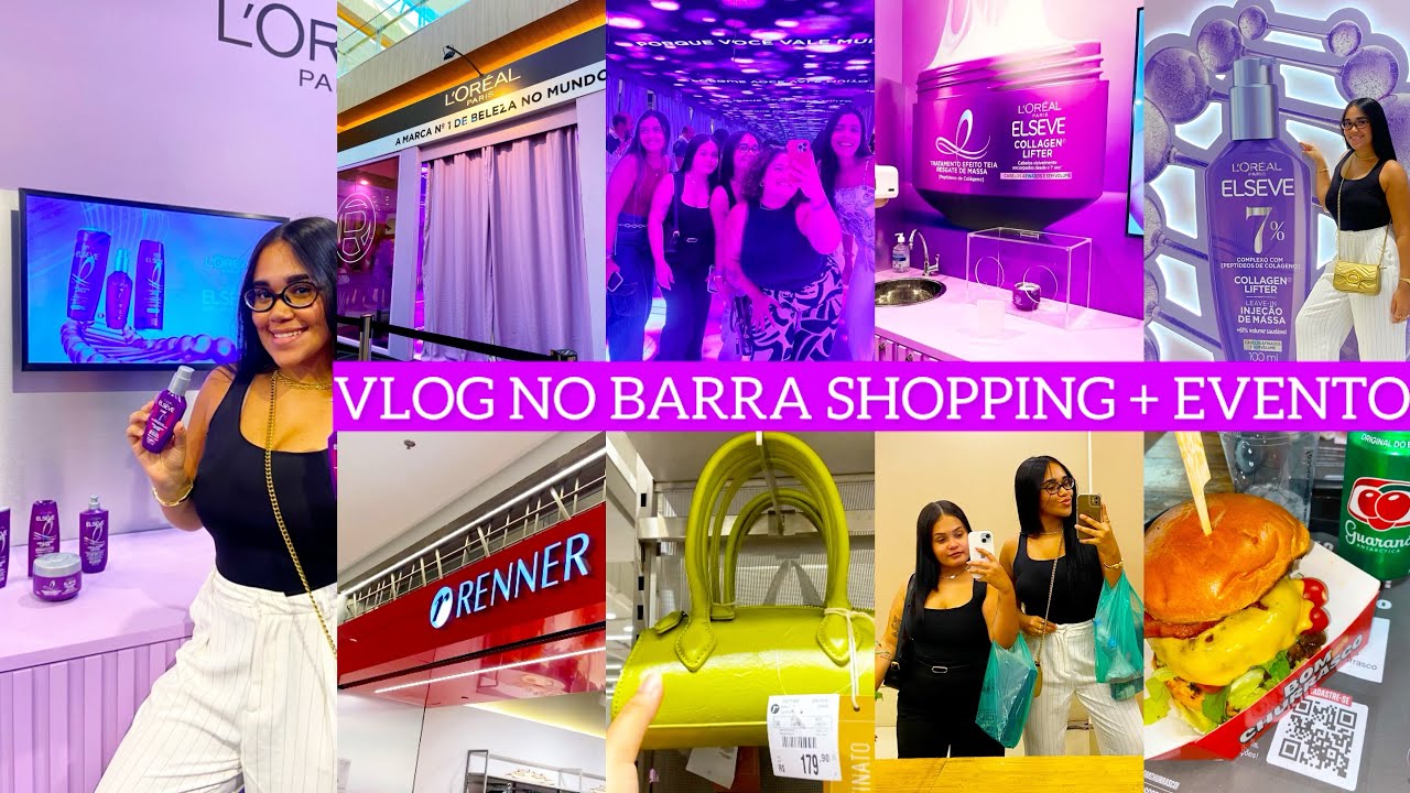 VLOG NO BARRA SHOPPING + EVENTO DA ELSEVE 