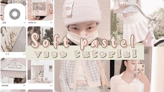 Vsco filter preset || Pinterest filter style photo editing: Soft Pastels screenshot 1