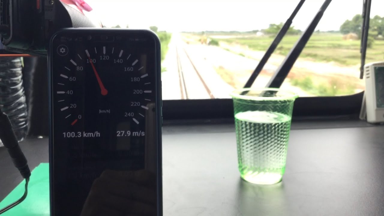 The First DEMU Trial Test Run in Yangon-Mandalay Railway Line