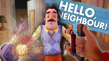 Hello Neighbor Alpha 2 - MAGNET GUN, FIREWORKS and MORE - Hello Neighbour Alpha 2 Update Footage