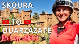 This Budget Travel Hack Got Me A Free View of Morocco’s Kasbah Amerhidil! Solo Bike Touring Africa