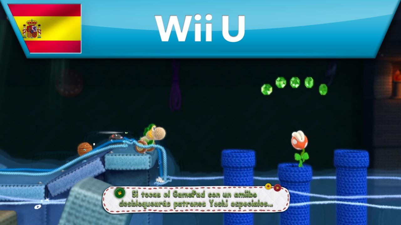 Yoshi's Woolly World - Un maravilloso mundo de lana (Wii U) bros pizza