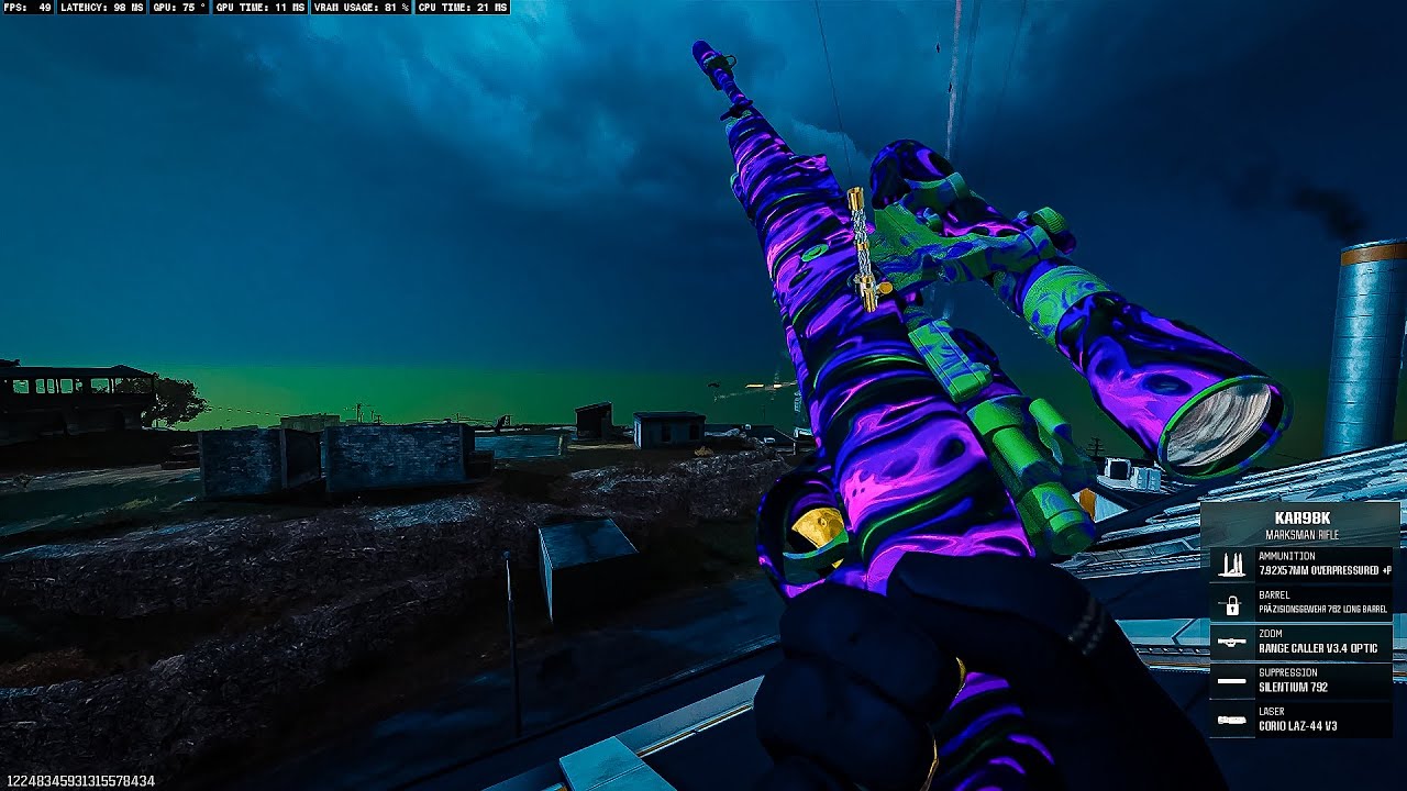 Call of Duty: Warzone Resurgence Zombie Squad Win MARKSMAN RIFLES KAR98K Gameplay (NO COMMENTARY)