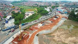 OBRAS ALARGAMENTO ESTRADA DO ALVARENGA TEVE RETORNO AUTORIZADO PELA JUSTIÇA APOS AÇÃO DO MP