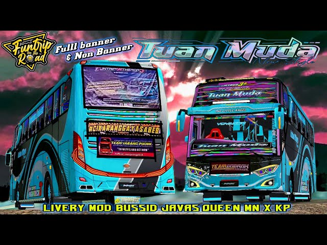 INIKAH? LIVERY TUAN MUDA AZKA WIJAYA FULL BANNER FUN TRIP u0026 NON BANNER! MOD BUSSID UPDATE V4.0.3! class=